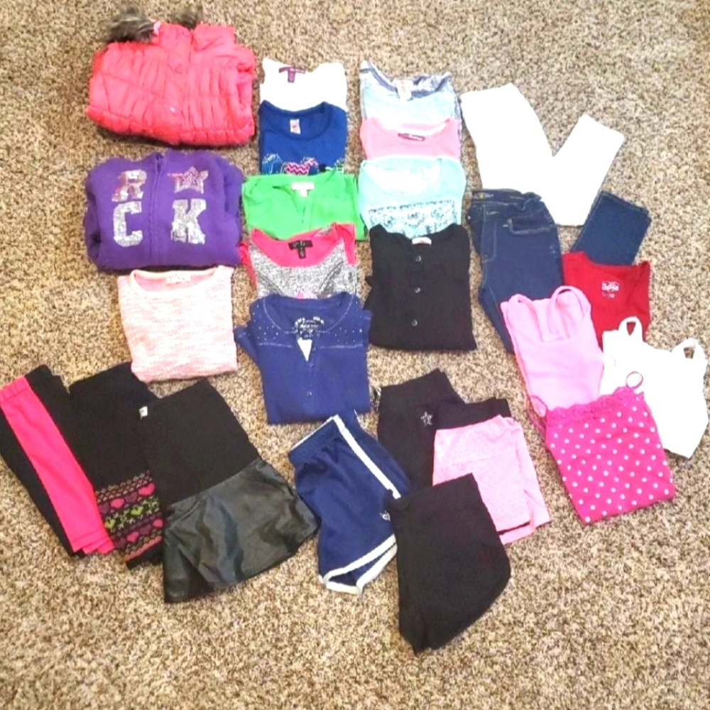 Girls 7/8 mixed large bundle lot